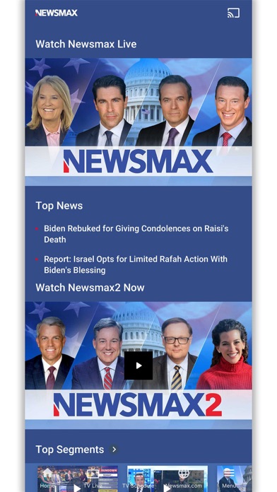 Newsmax App Store screenshot 1
