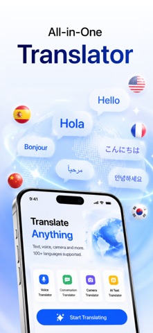 Translate One: AI Translator App Store screenshot 1