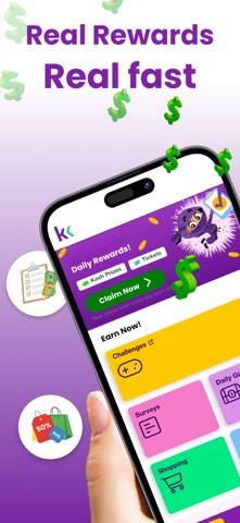 KashKick: Get paid to have fun App Store screenshot 1