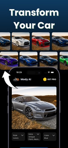 Mody : AI Car Modifications App Store screenshot 2