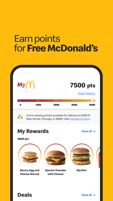 McDonald's App Store screenshot 1