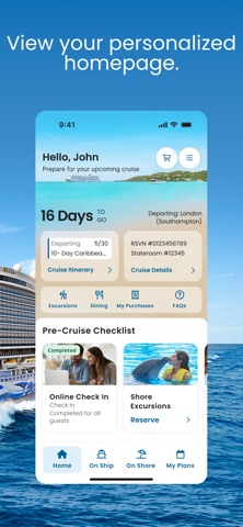 Norwegian Cruise Line App Store screenshot 2