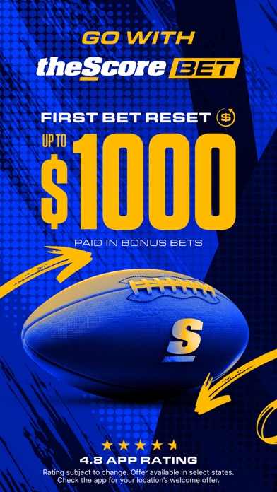 theScore Bet Sportsbook Casino App Store screenshot 1