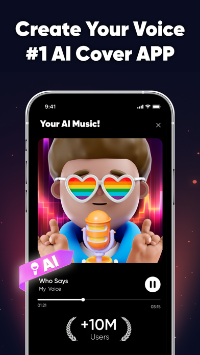 VocalMe: AI Music Generator App Store screenshot 1