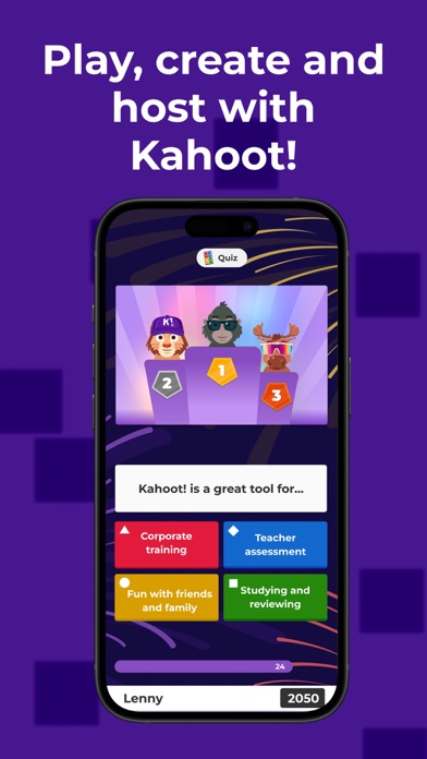 Kahoot! Play & Create Quizzes App Store screenshot 1
