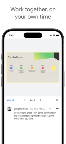 Google Slides App Store screenshot 2