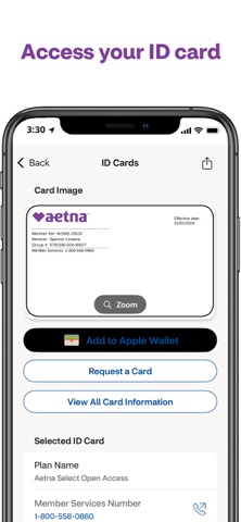Aetna Health App Store screenshot 2