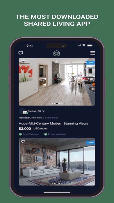 Roomster App Store screenshot 1