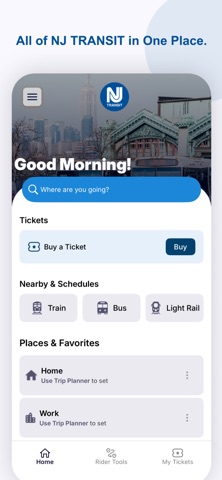 NJ TRANSIT App Store screenshot 1