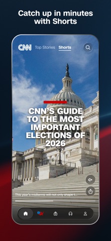 CNN: Live & Breaking News App Store screenshot 2