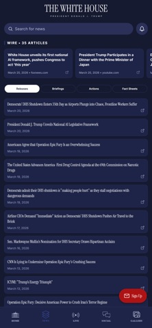 The White House App Store screenshot 2