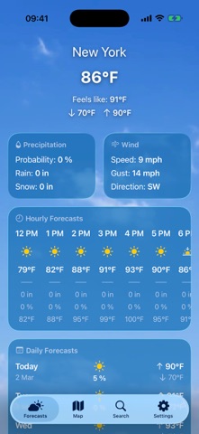 Weather + App Store screenshot 1