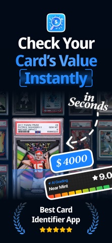 Cardly AI: Sports Card Scanner App Store screenshot 1