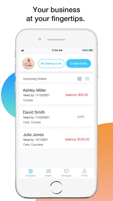 Bakesy: Home Bakery Biz App App Store screenshot 1