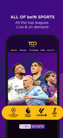 TOD by beIN App Store screenshot 1