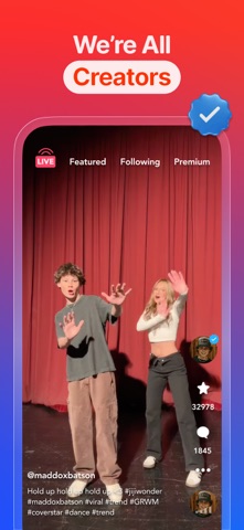 Coverstar - Positive Social App Store screenshot 1