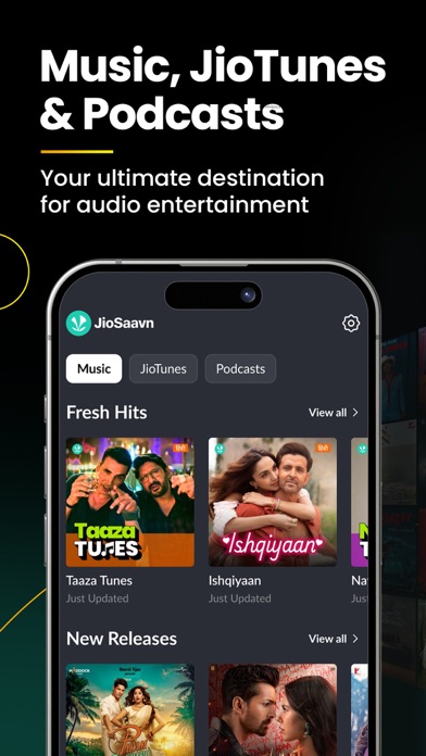JioSaavn – Music & Podcasts App Store screenshot 1