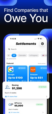 Collect - Settlement Finder App Store screenshot 2