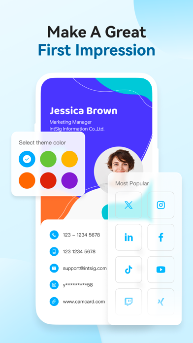 CamCard AI Business Assistant App Store screenshot 2