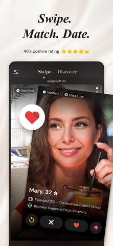 Luxy - Selective Dating App App Store screenshot 2