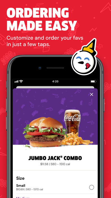 Jack in the Box® Order App App Store screenshot 2
