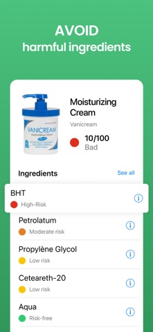 Yuka - Food & Cosmetic Scanner App Store screenshot 2