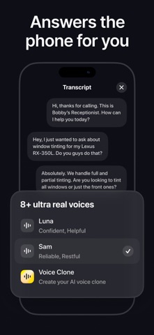 Beside (M1): AI Receptionist App Store screenshot 2