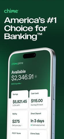 Chime® – Mobile Banking App Store screenshot 1