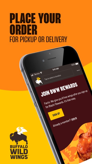 Buffalo Wild Wings App Store screenshot 1