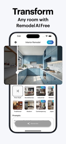 Remodel AI - Home Room Design App Store screenshot 2
