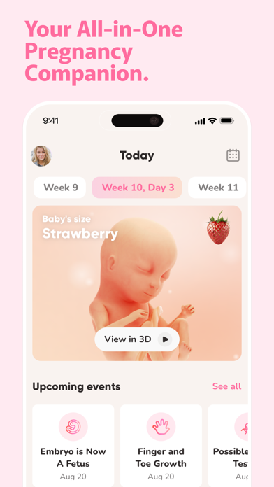 WeMoms - Pregnancy & Baby App App Store screenshot 1
