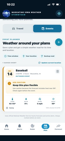 Muscatine IA Weather StormTeam App Store screenshot 2