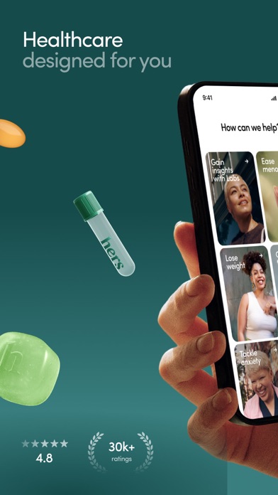 Hers: Women’s Healthcare App Store screenshot 1