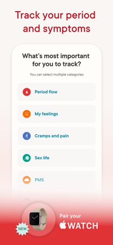 Clue Period & Cycle Tracker App Store screenshot 2
