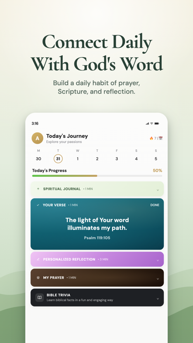 Bible Chat: Daily Devotional App Store screenshot 1