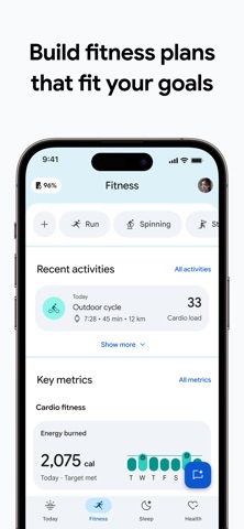 Google Health (Fitbit) App Store screenshot 2