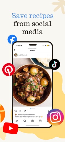ReciMe: Recipes & Meal Planner App Store screenshot 2