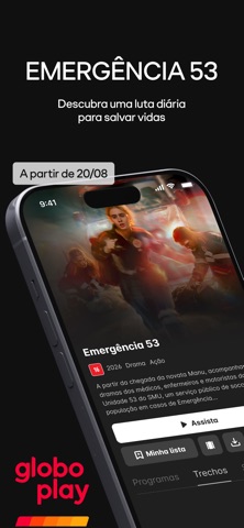 Globoplay: Novelas, séries e + App Store screenshot 1