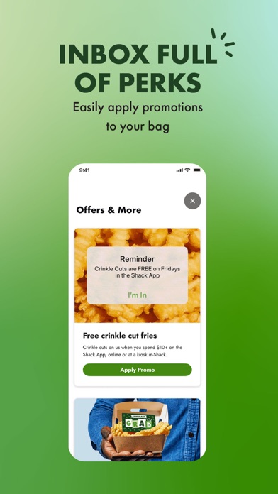 Shake Shack App Store screenshot 1
