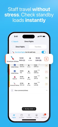Staff Airlines: Non-Rev Travel App Store screenshot 2