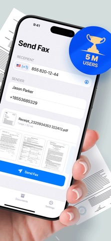FaxFree: Send Fax From iPhone App Store screenshot 2