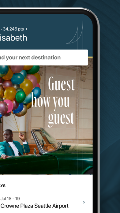 IHG One Rewards: Book Hotels App Store screenshot 2