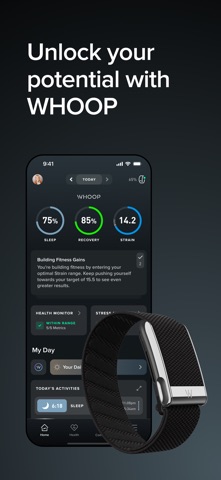 WHOOP App Store screenshot 1