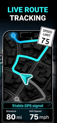 Speedometer GPS : MPH Tracker App Store screenshot 2