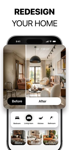 AI Interior Design - Interium App Store screenshot 2