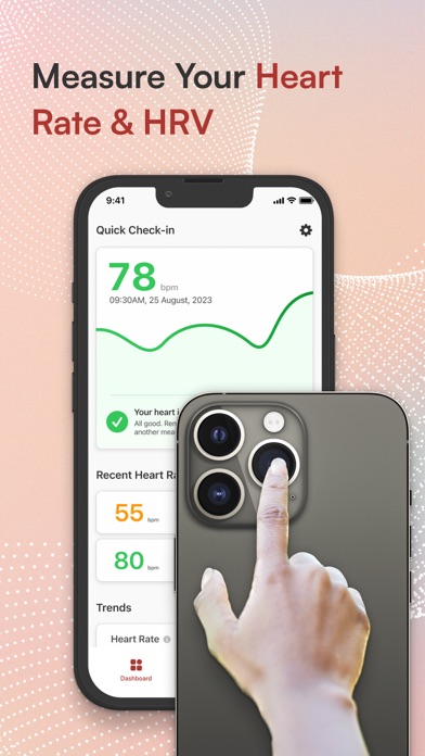 Check Heart Rate Now App Store screenshot 1