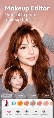 YouCam Makeup: Face Editor App Store screenshot 1