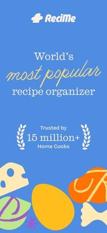 ReciMe: Recipes & Meal Planner App Store screenshot 1