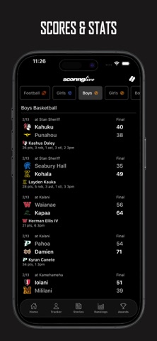 ScoringLive App Store screenshot 2