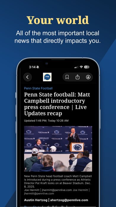 PennLive App Store screenshot 1